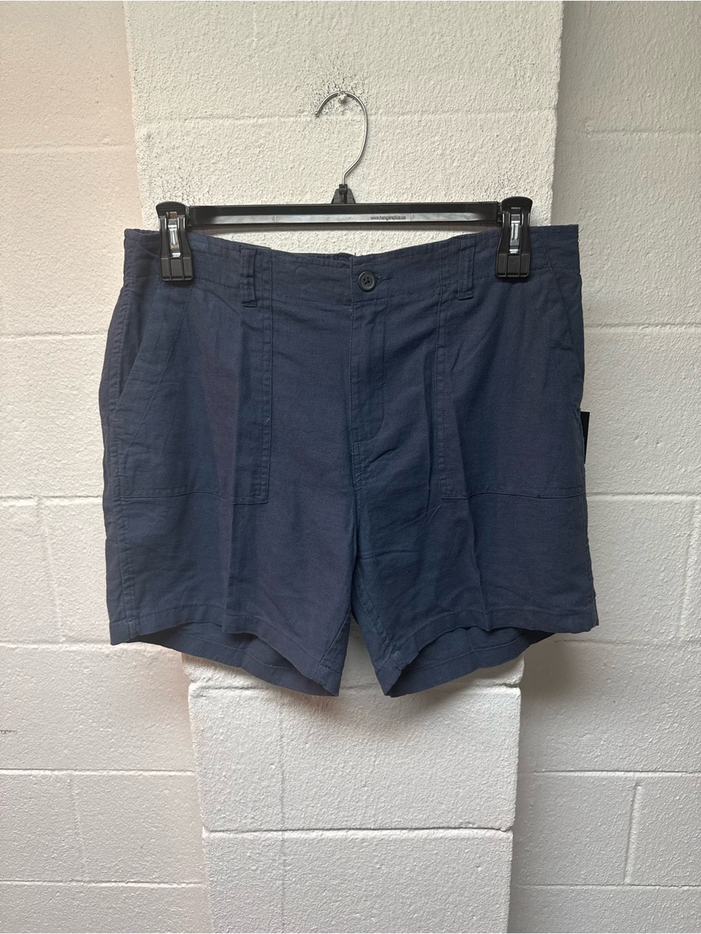 Saks Fifth Avenue Men's Navy Flat-Front Shorts
